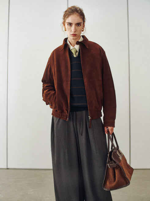 Umber Suede Jacket